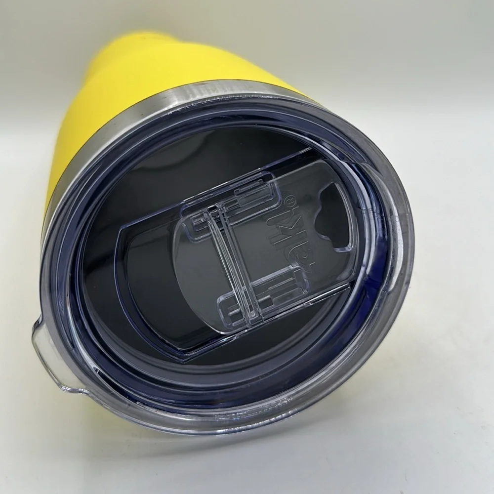 Zak! yellow water bottle that fits in car cupholder